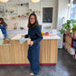 Katja is 170 cm tall and wears size M. 