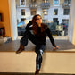 Charlotte is 178 cm tall and wears size M. | navy