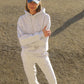 Sarah is 178 cm tall and wears size M. | grey