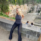 Sofie is 163 cm tall and wears size XS. | dark grey