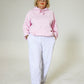 Violetta is 163 cm tall and wears size M. | loose grey