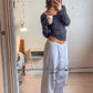 Sofie is 165 cm tall and wears size L. | loose grey