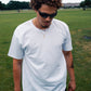 Oskar is 185 cm tall and wears size XL. | white