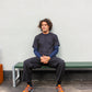 Milton is 189 cm tall and wears size XL. | black