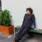 Milton is 189 cm tall and wears size XL. | black