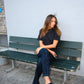 Nadia is 170 cm tall and wears size S. | black