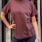Rose is 175 cm tall and wears size M. | dark brown