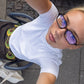 Sofia is 183 cm tall and wears size XS. | white