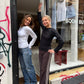 Femke (l.h.) is 168 cm tall and wears size XS. | white
