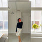 Emma is 173 cm tall and wears size M. | black
