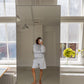 Emma is 173 cm tall and wears size L. | grey