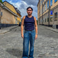 Kem is 180 cm tall and wears size L. | navy