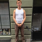 Peter is 188 cm tall and wears size XL. | white