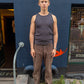 Peter is 188 cm tall and wears size XL. | dark grey