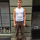 Peter is 188 cm tall and wears size XL. | white